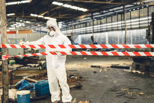 Professional Biohazard technician working in Hartsville, TN